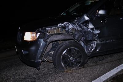 Stoeckenhof: Frontalzusammenstoss zweier SUVs auf der Landstrasse